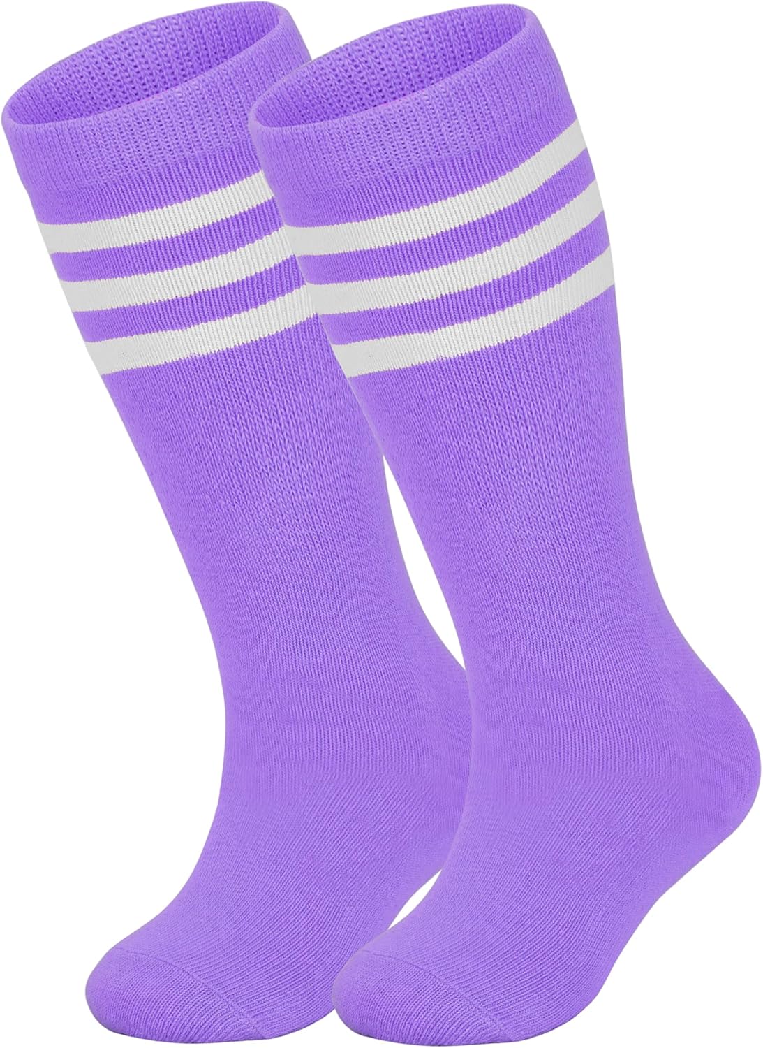 ENBAOHUI 5 Packs Toddler Soccer Socks Kids Tube Socks Girls Boys Soccer Socks Toddler Knee High Socks - Image 6