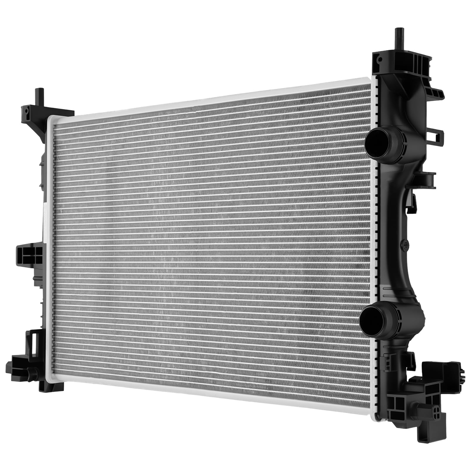BDFHYK 13687 Aluminum Radiator for Jeep Compass 17-22, Renegade 17-18