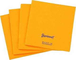 Sponsored Ad - ShamWow- New & Improved Super Absorbent Multi-Purpose Cleaning Shammy Chamois Towel Cloth - Holds 10X its W...