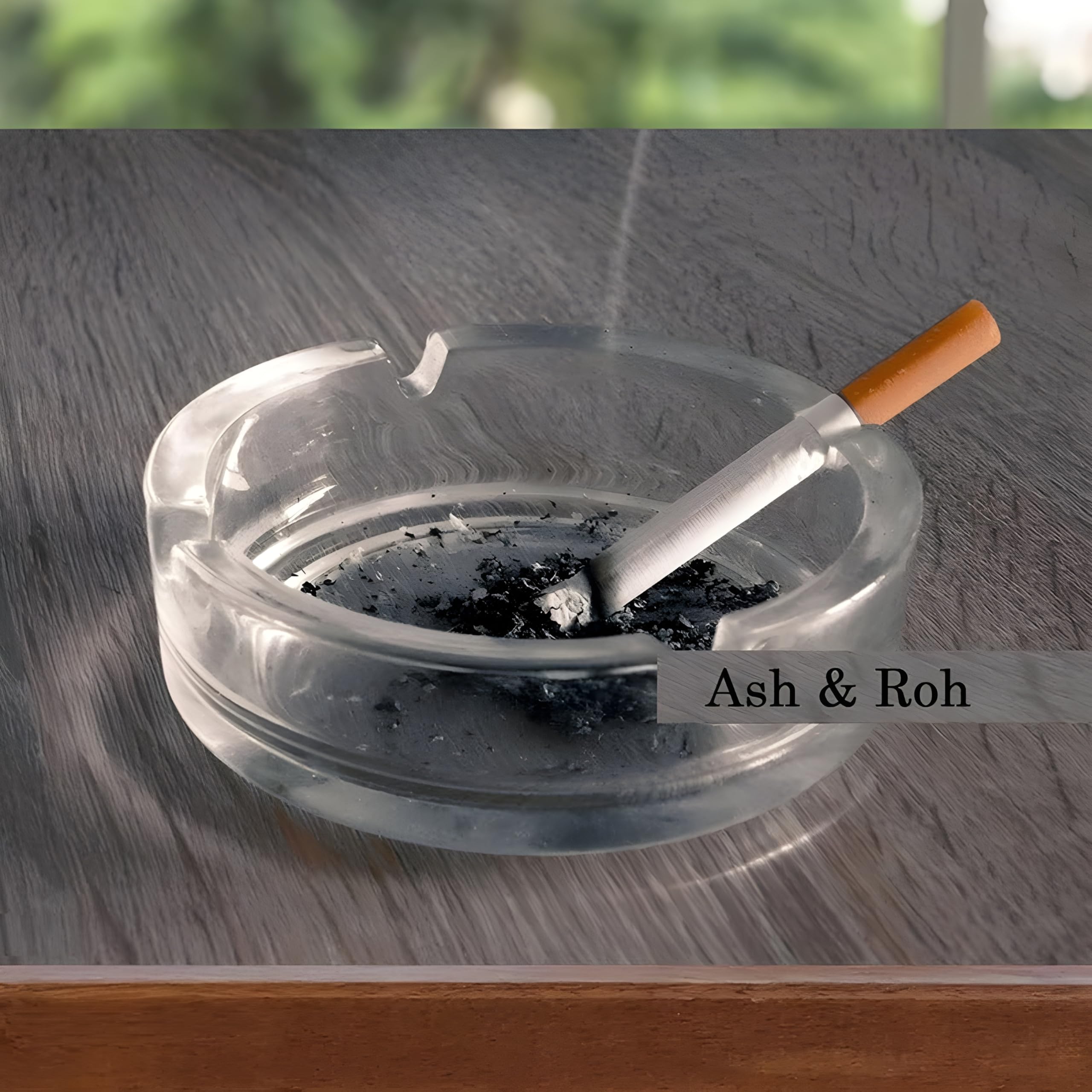 oblivion tobacco Oblivion Glass Classic Crystal Quality Cigar Cigarette Ashtray Round  Tabletop for Home Office Indoor Outdoor Home Décor: Buy Online at Best  Price in UAE