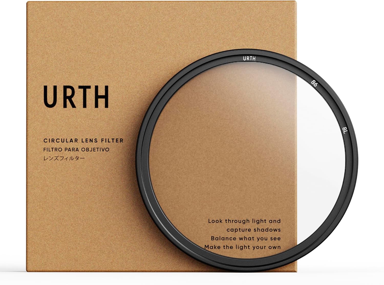 Urth 86mm UV Lens Filter — Ultra-Slim, Multi-Coated UV Camera Lens Protection