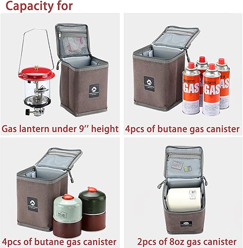 Miniatura 6 de CAMPINGMOON Camping Gear Lantern Storage Case T-8,T-9