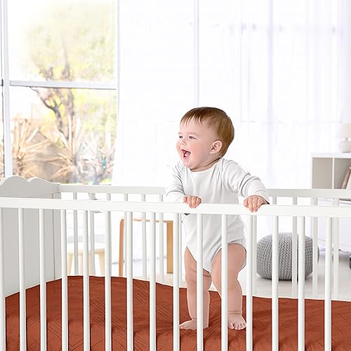 Miniatura 8 de Sweet Jojo Designs Sábana bajera ajustable para cuna de niño o niña, color blanco y negro, bosque, bohemio, tribal, suroeste, flecha, género,