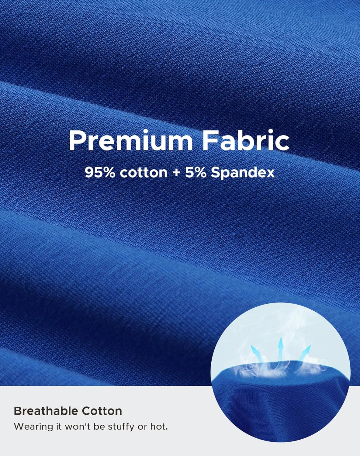 INNERSY Men's Cotton Underwear 7-Pack Colorful Boxer Briefs with Fly for a Week - Image 4