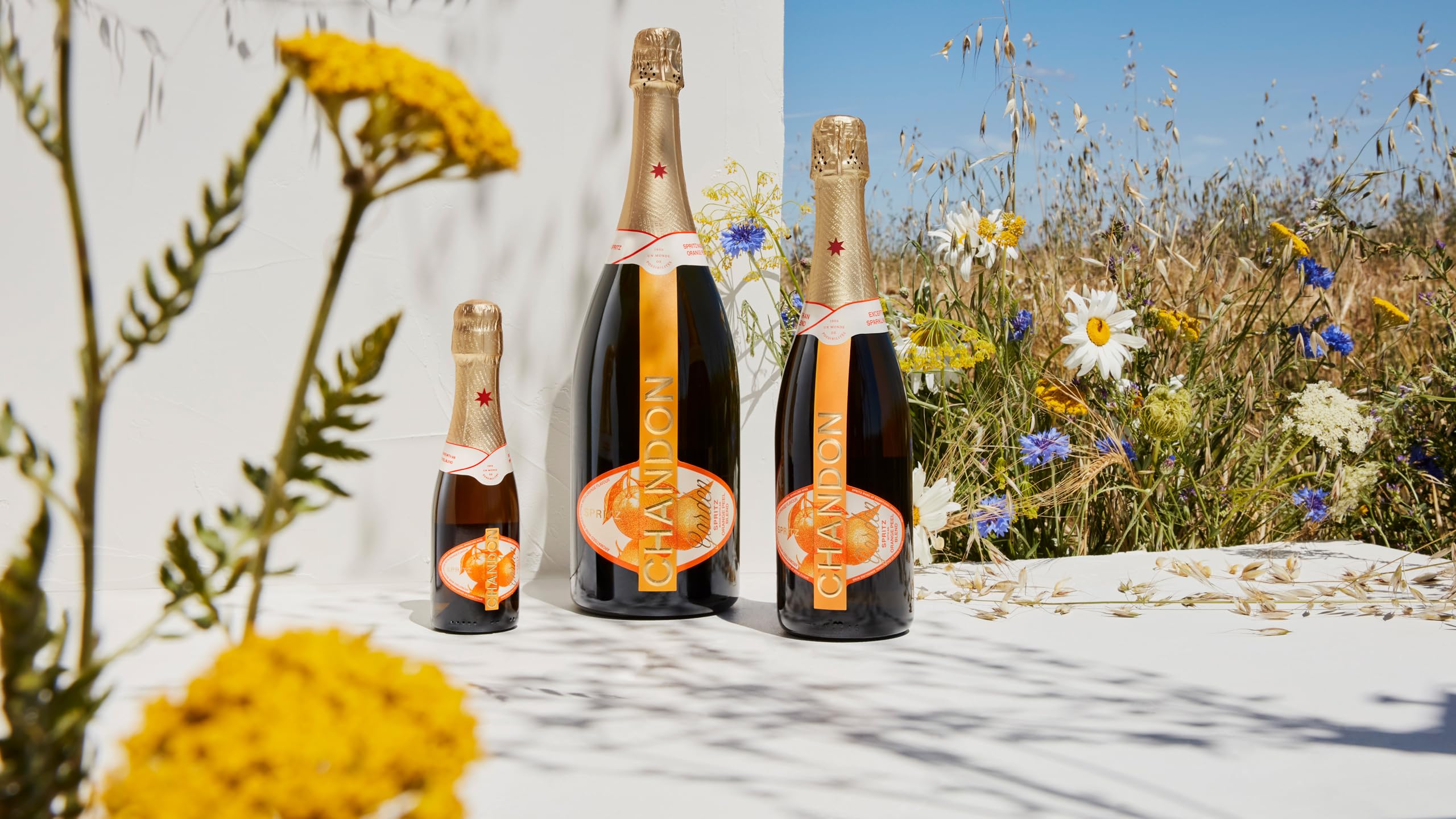 Chandon Garden Spritz, Schaumwein mit natürlichem Orangenschalenextrakt, Magnumflasche, 1,5L