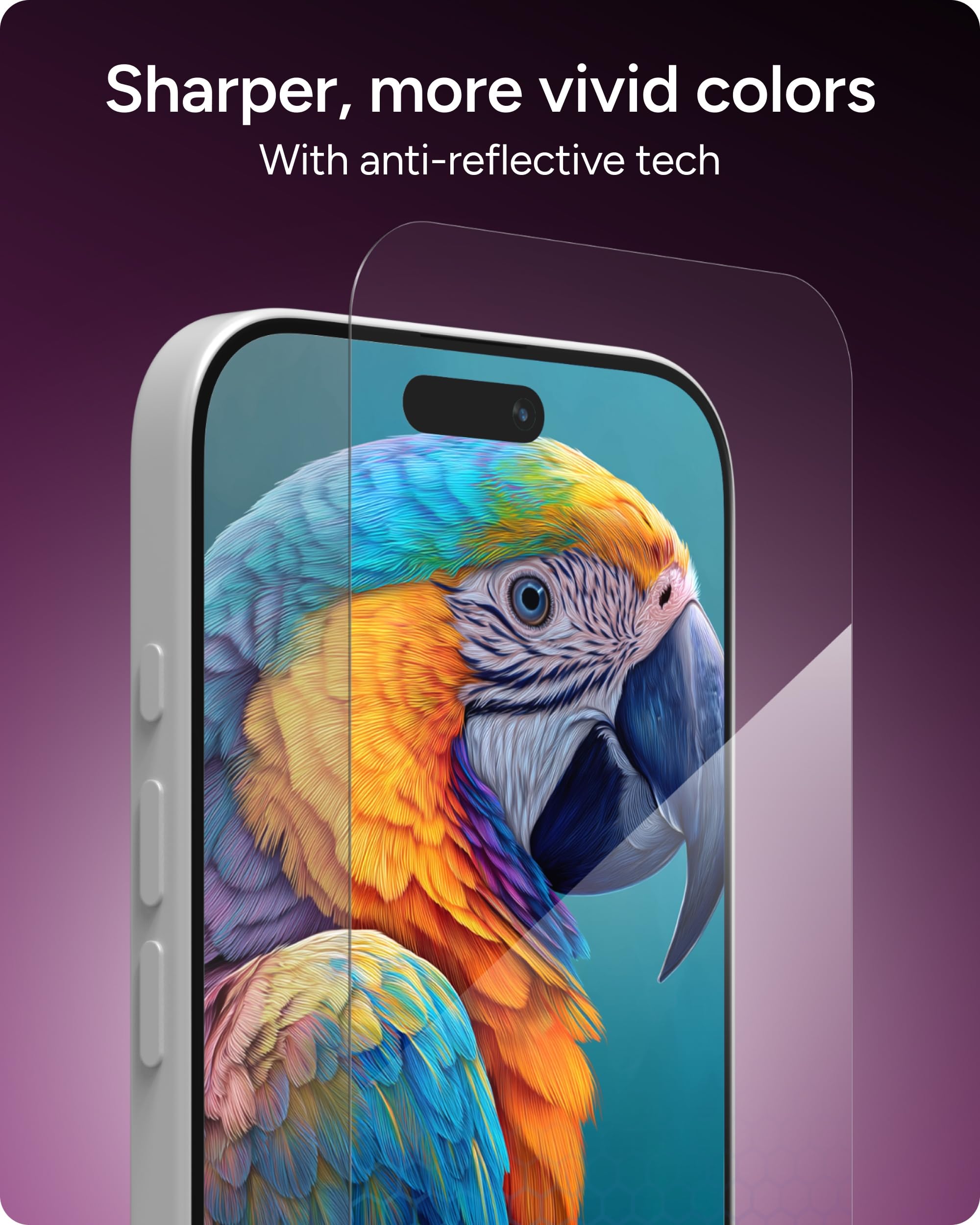 ZAGG XTR5 Protector de pantalla para iPhone 17 Pro, cristal, protección de luz azul, 11 veces más fuerte, tecnología Eyesafe CPF60, tecnología antirreflectante, color vibrante y vidrio templado
