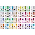 DERMAL A+B Korea Collagen Essence Full Face Facial Mask Sheet 32 Full Color SET