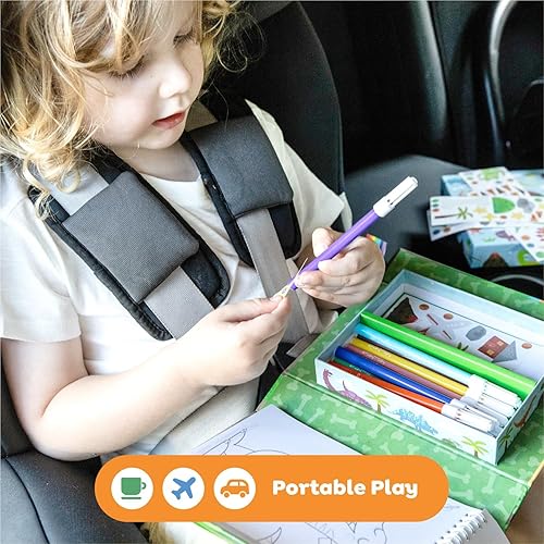 Miniatura 8 de Tiger Tribe TR14013 Juego de colorear de dinosaurio y juego de dibujo