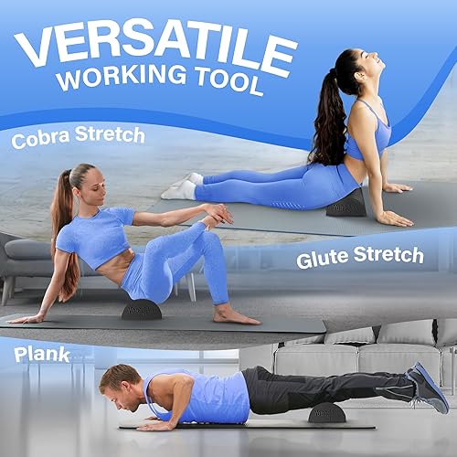 Miniatura 5 de Yes4All Rodillos de espuma de polietileno de densidad suave de 12182436 pulgadas para masaje muscular, ejercicio de yoga y terapia física