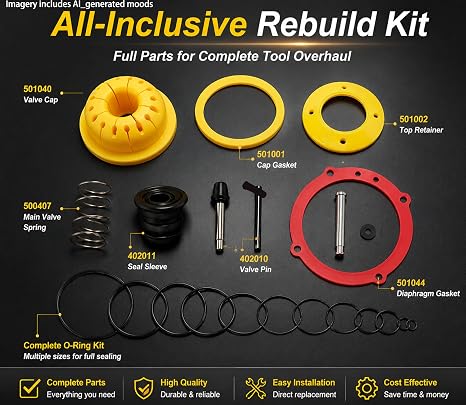 F350S O-Ring Rebuild Kit 500866 219224 402011 500407 501001