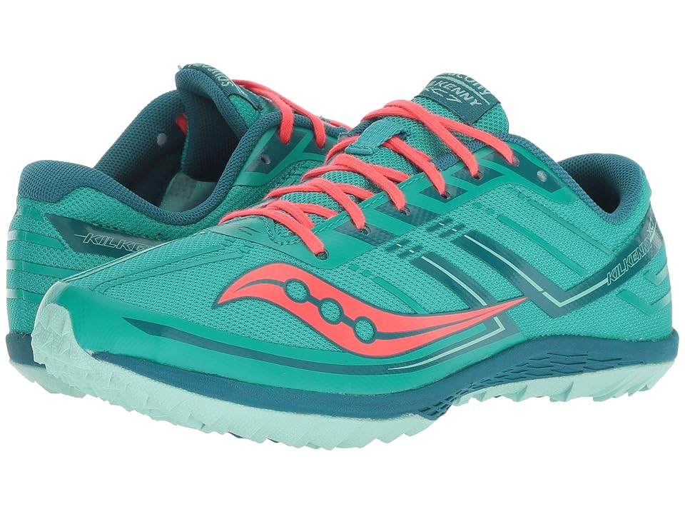 

Saucony Kilkenny XC7 Flat (Teal/Red) Women's Running Shoes, Green