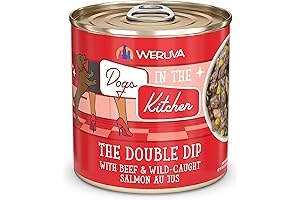 Weruva Dog in the Kitchen, Double Dip with Beef and Wild-Caught Salmon...