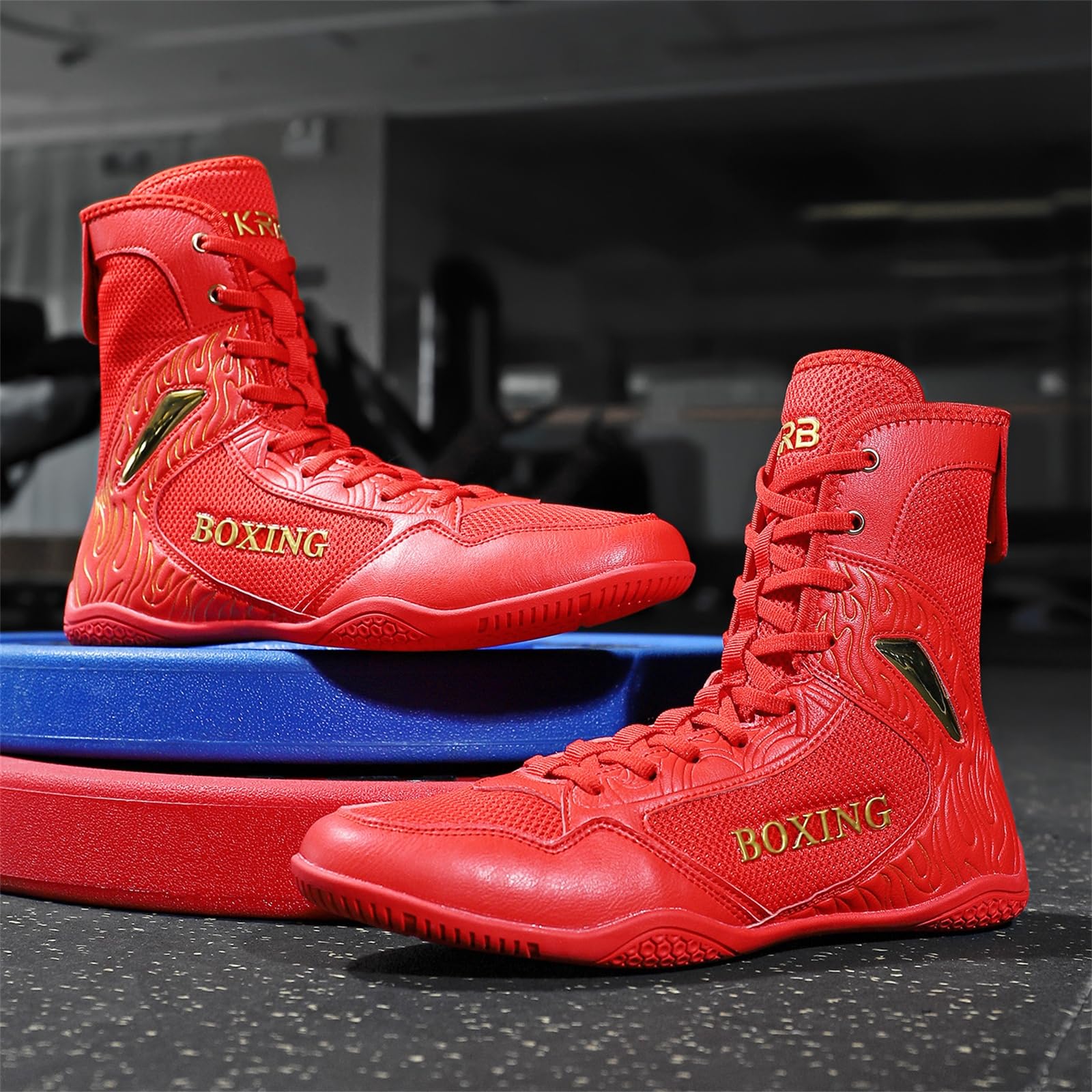 Chaussures De Boxe Hommes Chaussures De Combat Professionnelles De Fitness en Salle De Sport Pieds Nus Plates Et Légères pour La Lutte