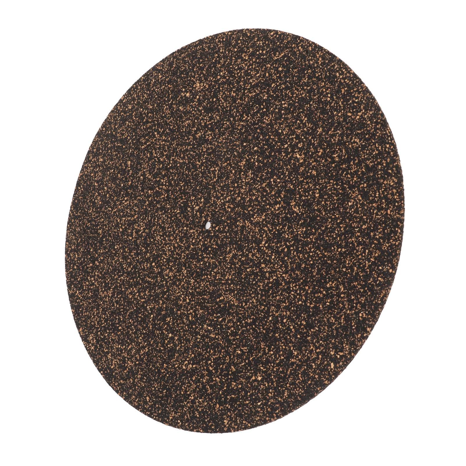 Tappetino per Piatto in Sughero per Giradischi da 4 Mm, Tappetino per Giradischi Durevole Antistatico Antiurto Antiscivolo, Grado Audiofilo Migliora Suono e Prestazioni per