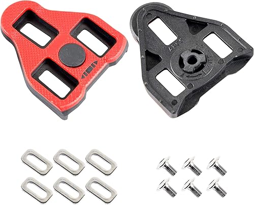 Vista 10 de CyclingDeal Juego de tacos de bicicleta compatibles con Peloton & Look Delta, juego de tacos de bicicleta de interior y bicicleta de carretera