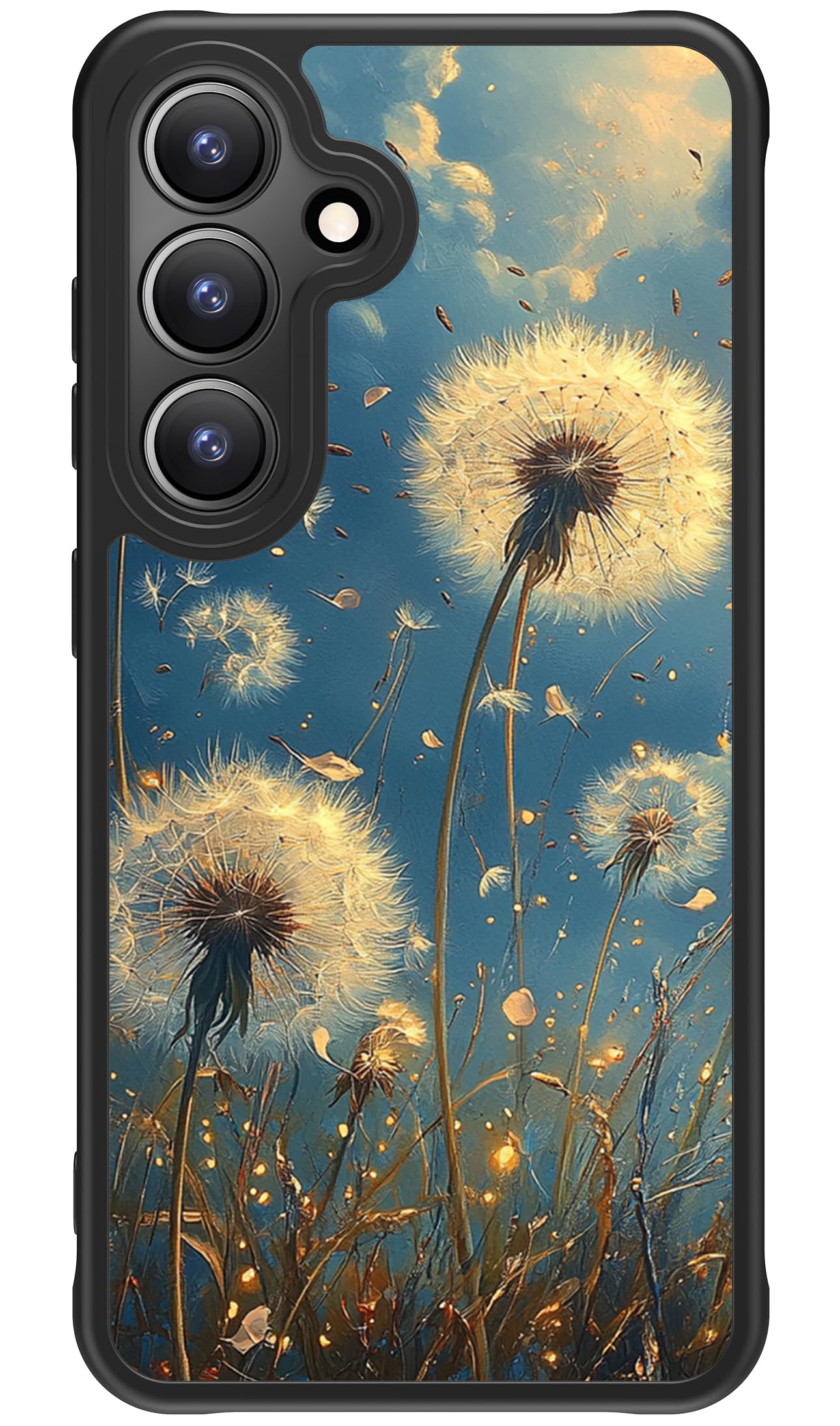 FUNMIKO for Samsung Galaxy S24 Case Wireless Charging & Military-Grade Protection - Trendy Pattern Design for Women Girls, Matte Phone Cover with