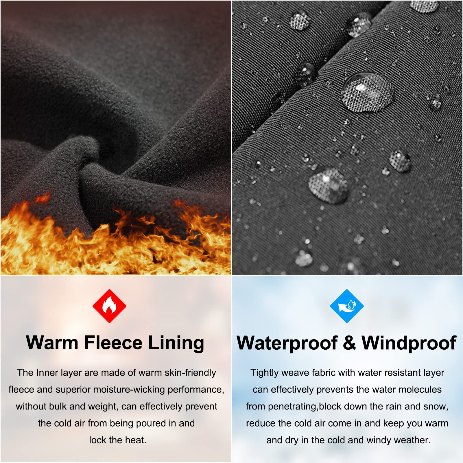 MOCOLY Pantaloni Trekking Donna Pantaloni Sci Invernali Impermeabili Felpati Termici Softshell Pantaloni Tuta Larghi Pantaloni Sportivi da Cargo per Montagna e Sport Outdoor Lavoro