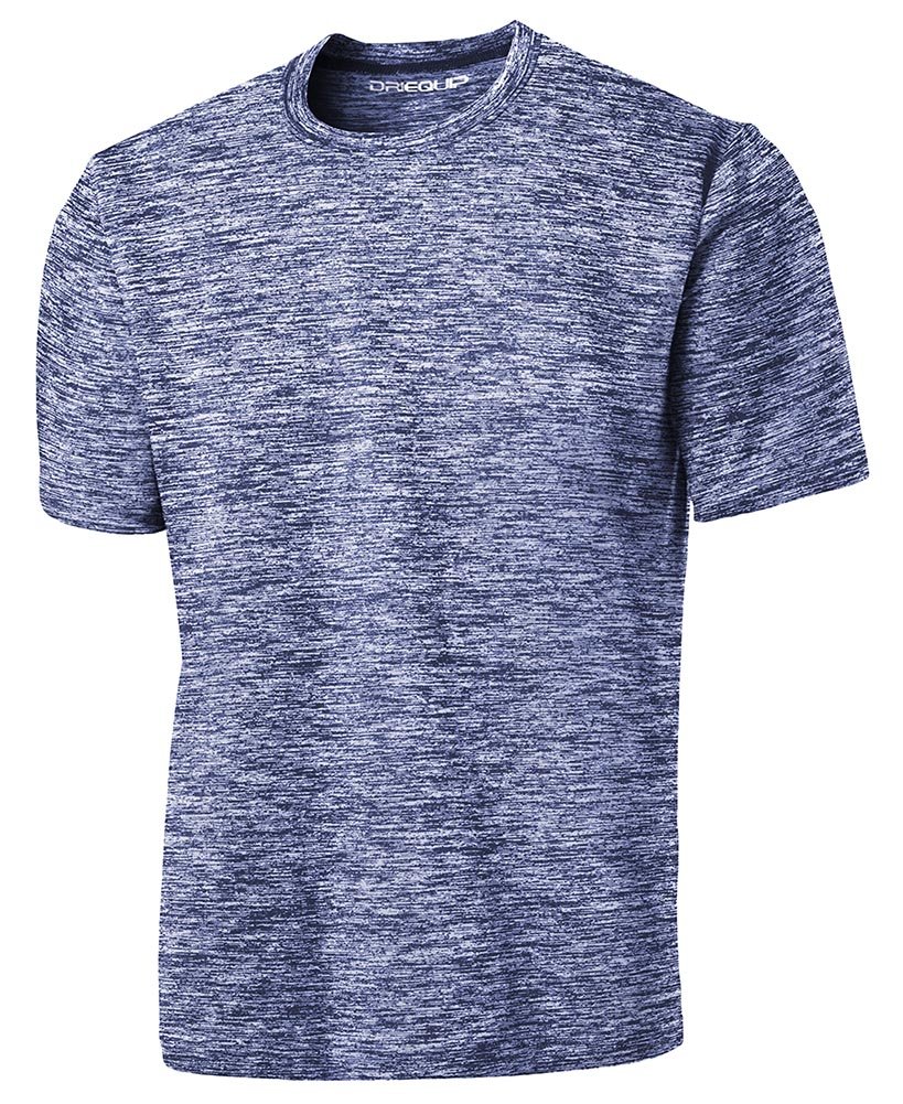 DRIEQUIP Men's Big & Tall Short Sleeve Moisture Wicking Athletic T-Shirts XS-6XL and Tall Sizes — view 36