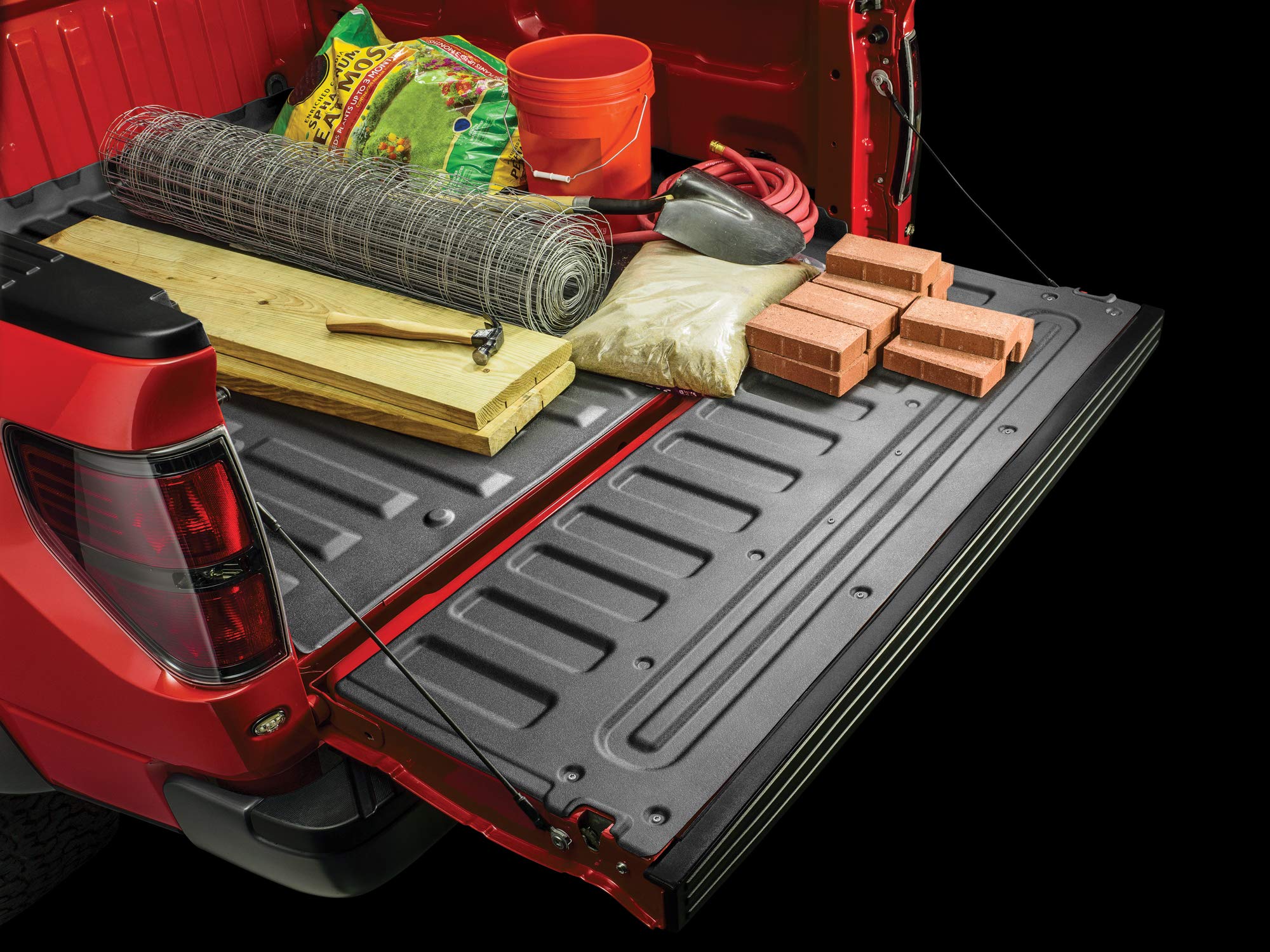 weathertech techliner truck bed liner for ford f-150, f-150 - tailgate liner (3tg02), black