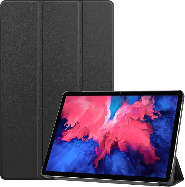 ProCase Case for Lenovo Tab P11 11-inch Full HD Tablet 2020, Slim Lightweight Smart Cover with Auto Sleep/ Wake, Stand Folio Hard Shell Case Black