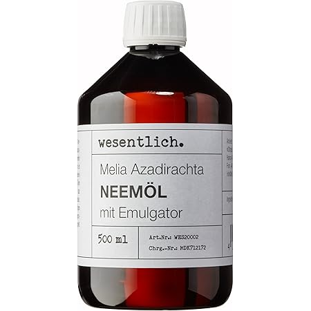 Neemöl mit Emulgator 500ml - fertig gemischt für sofortige Anwendung von wesentlich.