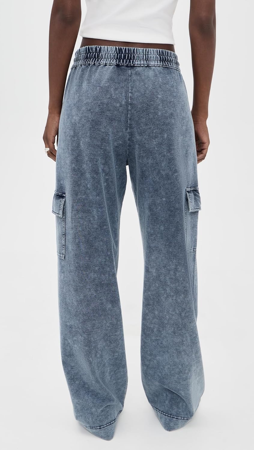 Splendid Women's Gwen Indigo Cargo Sweatpants - Image 3