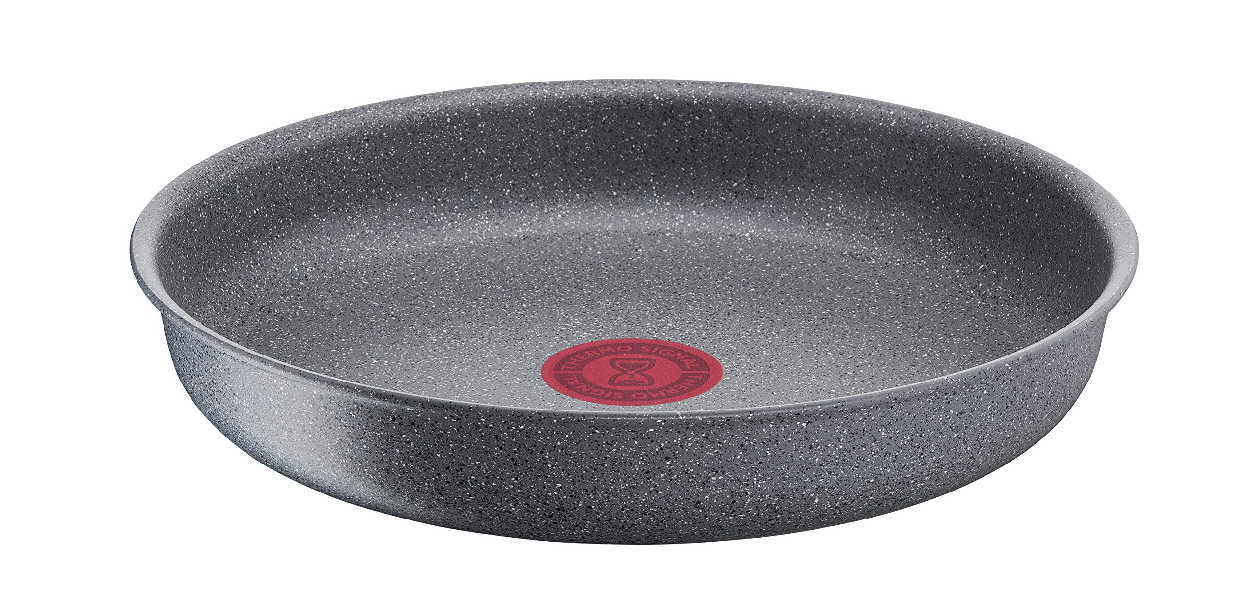 Lagostina Ingenio Mineralis Set di Pentole e Padelle Antiaderenti in Alluminio per Induzione, Gas e Forno, 5 Pezzi, Batteria con 2 Padelle, Tegame, Coperchio in Vetro, Manico Amovibile