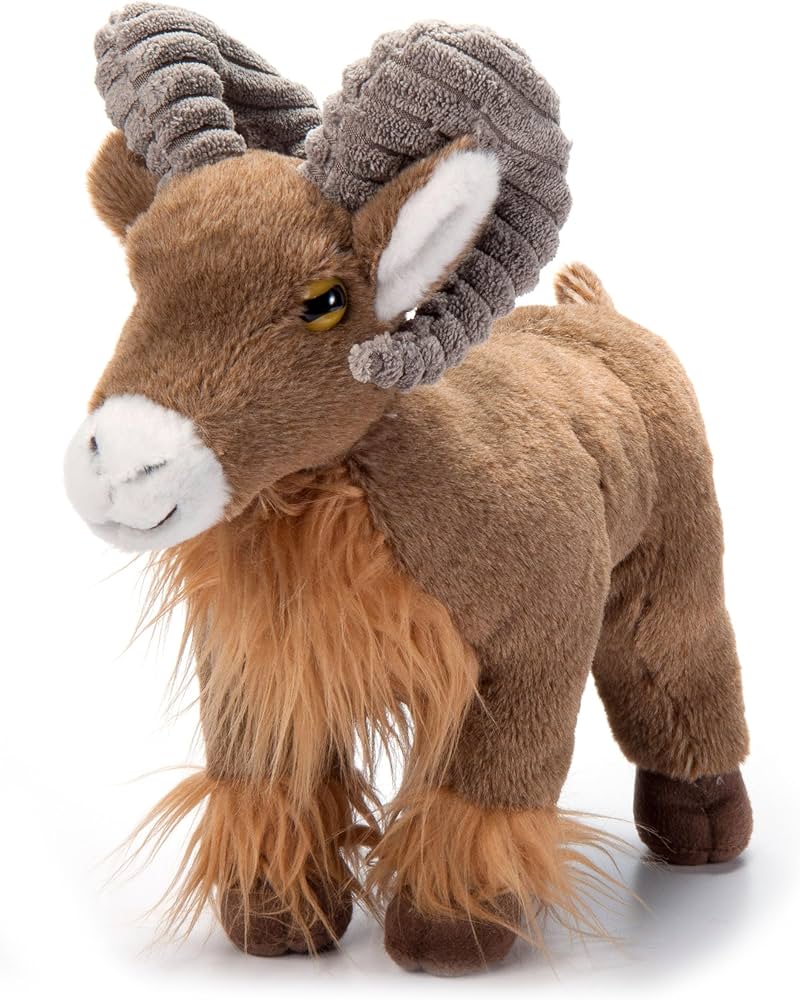 Amazon.com: The Petting Zoo Aoudad Sheep Stuffed Animal Plushie