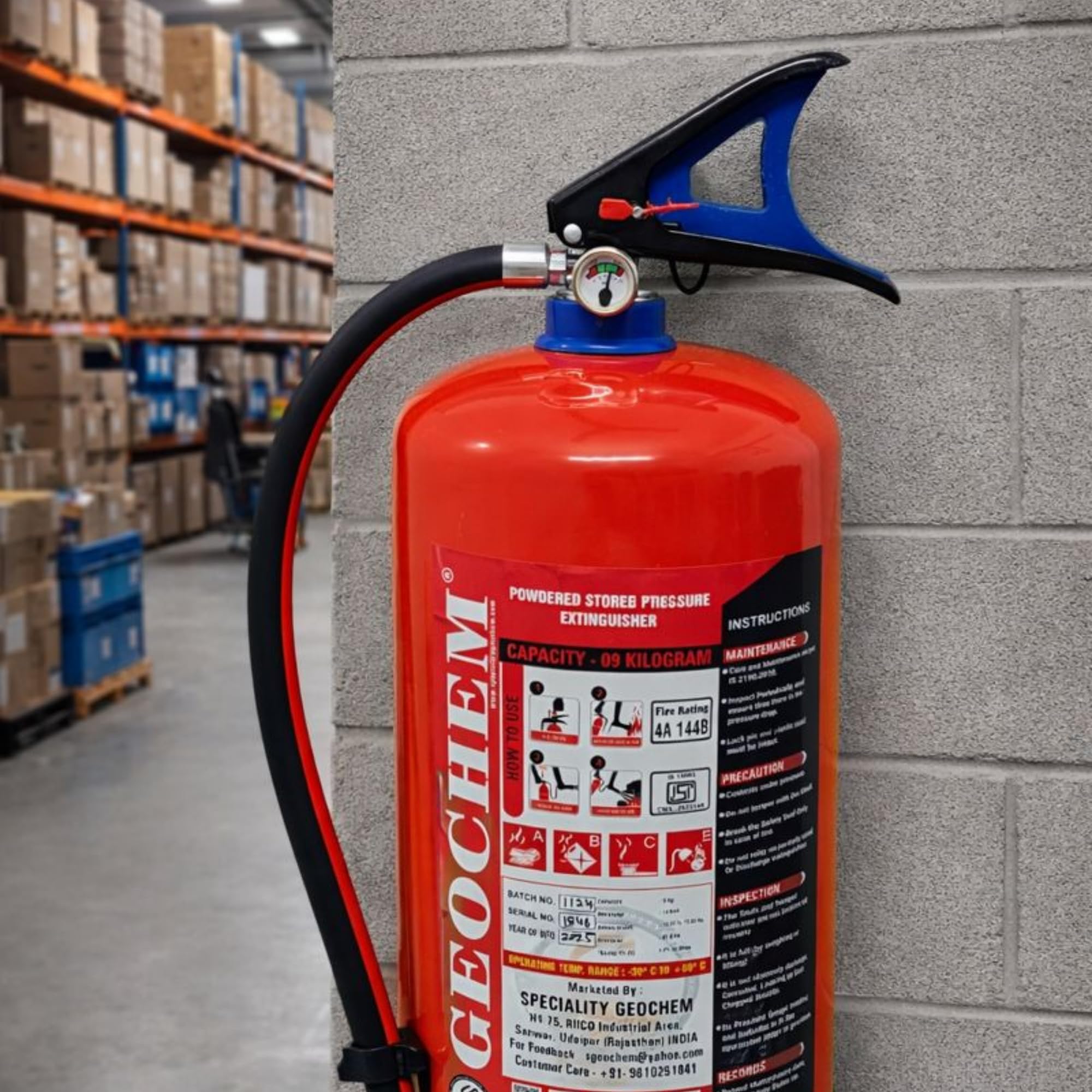 ABC Fire Extinguisher - Portable & ISI Certified -3