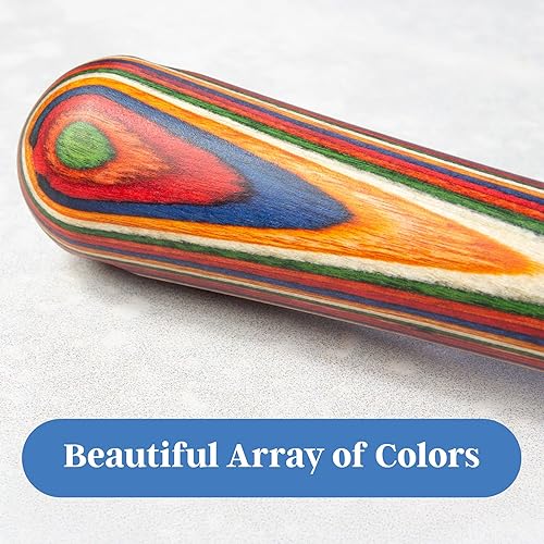 Miniatura 4 de Baltique Marrakech Collection - Muddler de madera para cócteles, mango de madera de abedul colorido con cabeza antiarañazos, perfecto para mojitos,