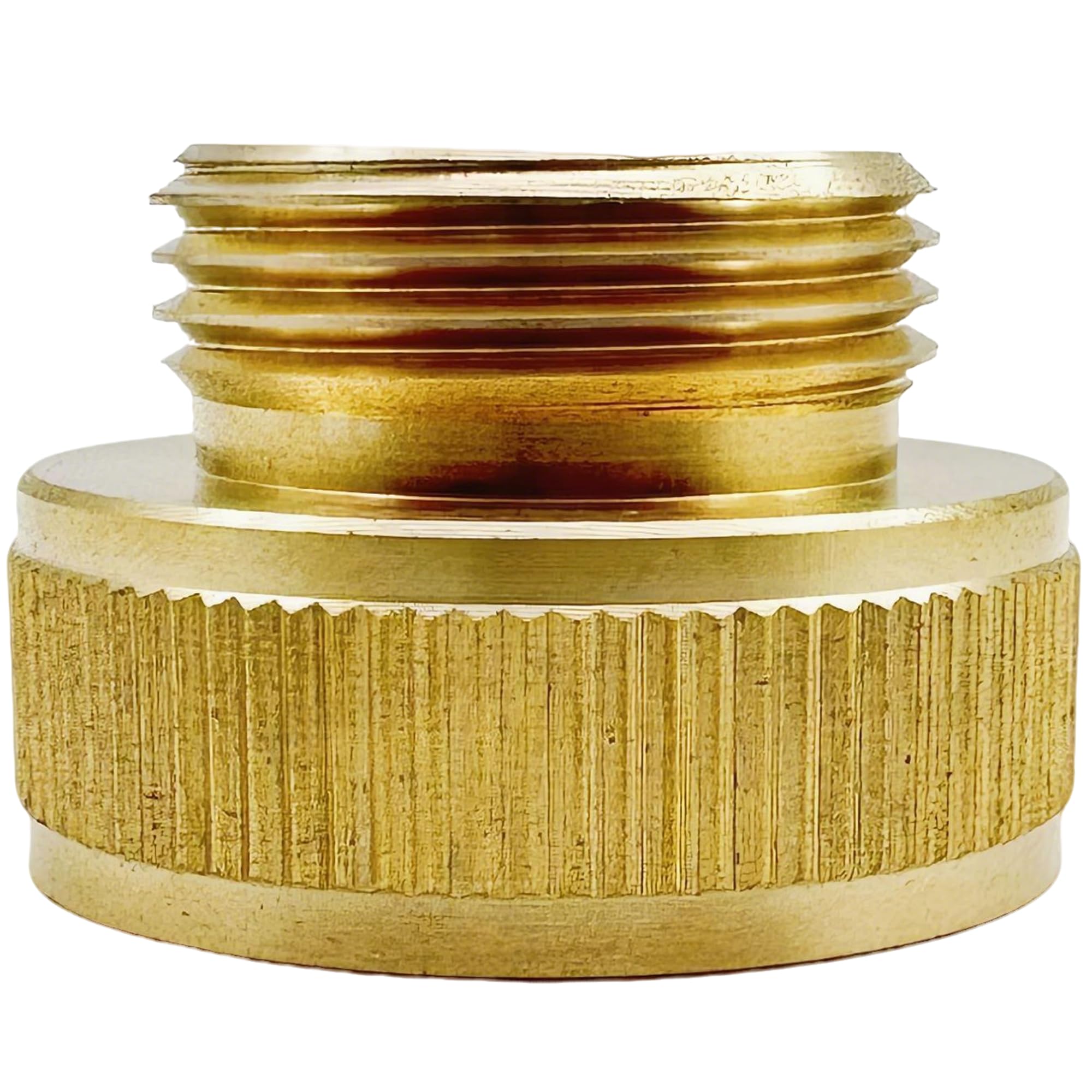 Gxdamxz Brass Hose Connector 1 Inch Female to 3/4 Inch Reducer, Quick Connect