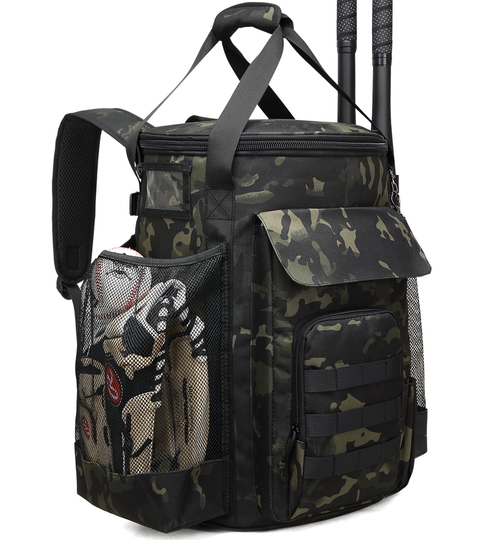 RYNQAVOA Baseball Bucket Bag