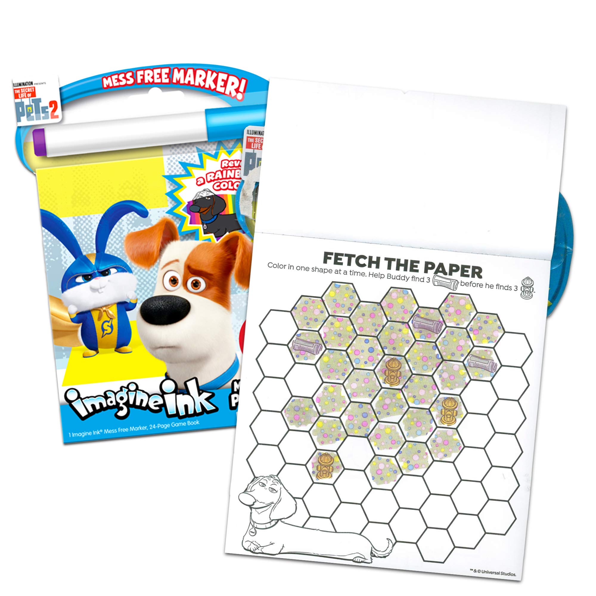 Disney Pixar Magic Ink Coloring Book Super Set - 3 Imagine Ink Books