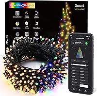 Vista 17 de Brizled Luces de Halloween Moradas y Naranjas, 95.14 pies 240 Luces LED de Cadena de Halloween Conectables con Temporizador, 8 Modos Luz Naranja