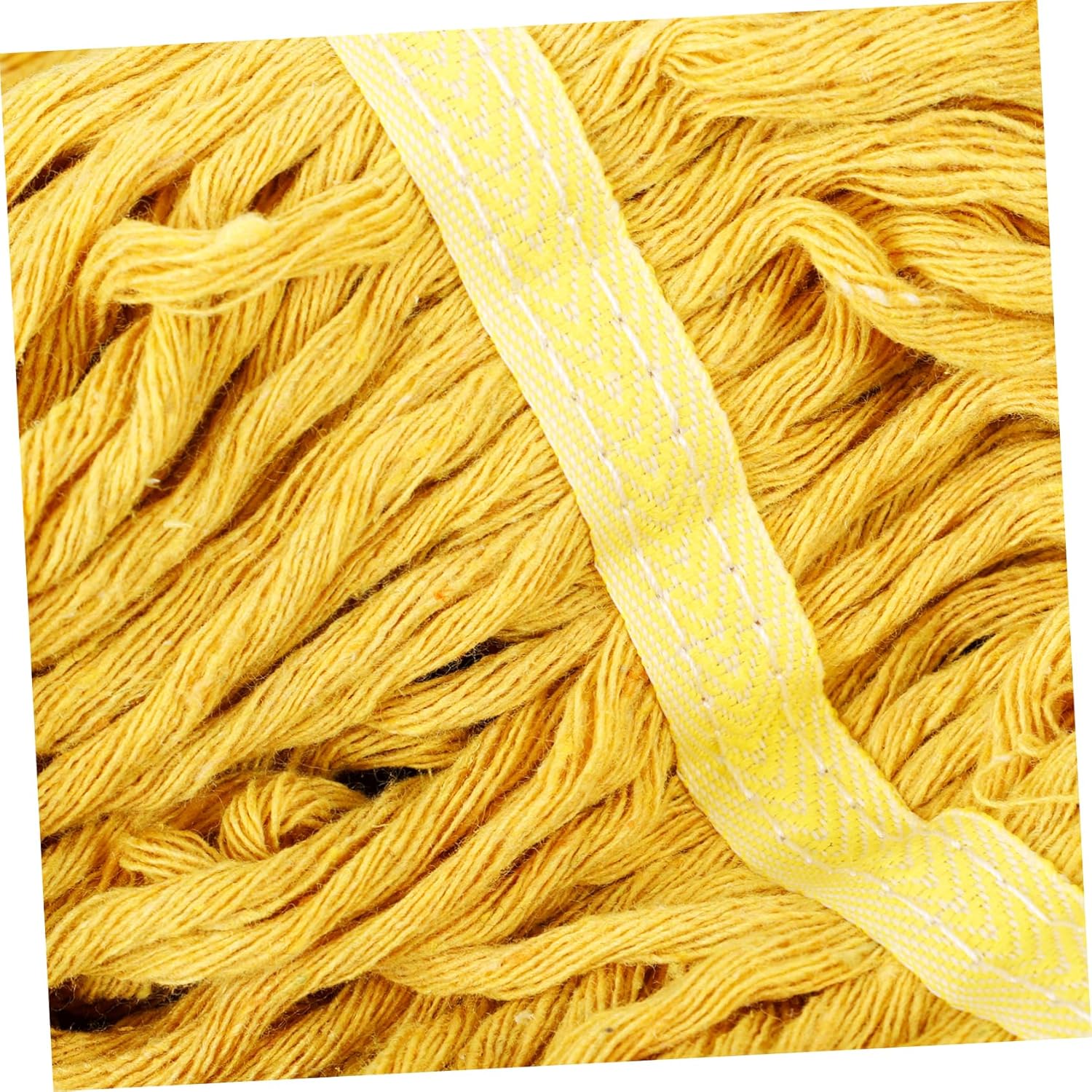 2pcs Reusable Mop Heads Industrial Mop Head Replacement for Floor Cleaning Washable String