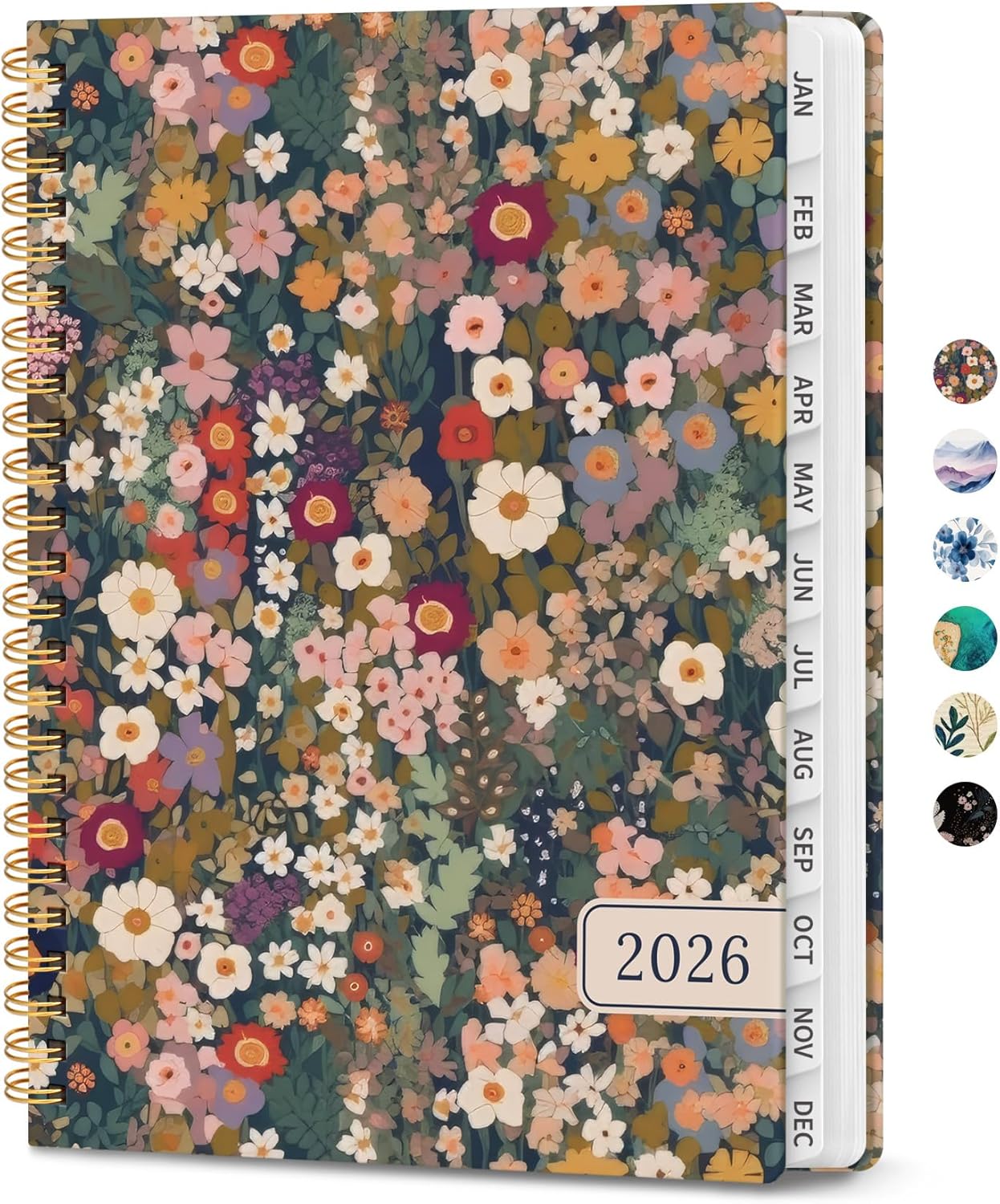 Hardcover 2026 Planner, Weekly and Monthly Calendar,