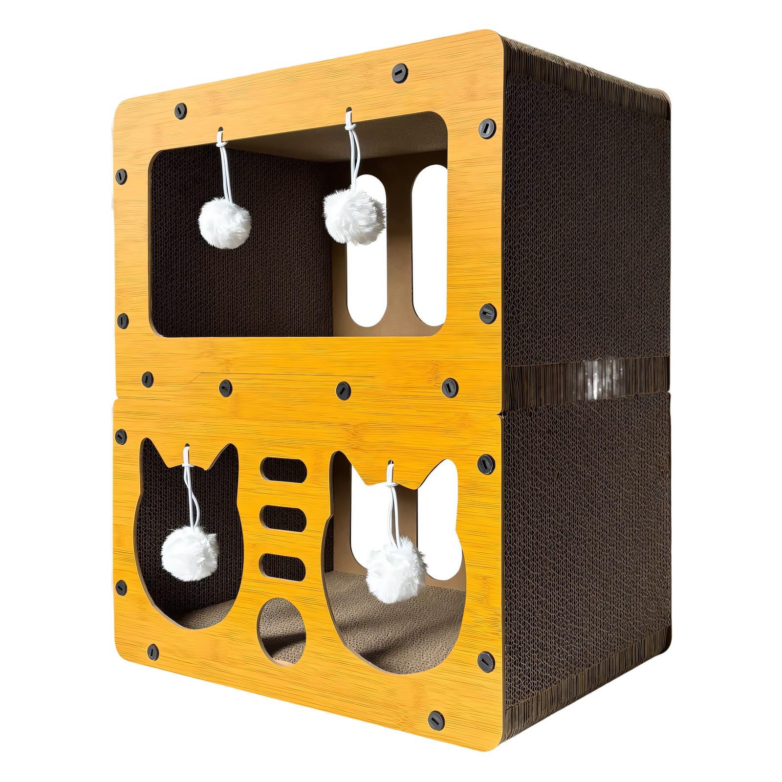Grand abri pour animaux multi-plateformes en ABS pour plusieurs chatons
