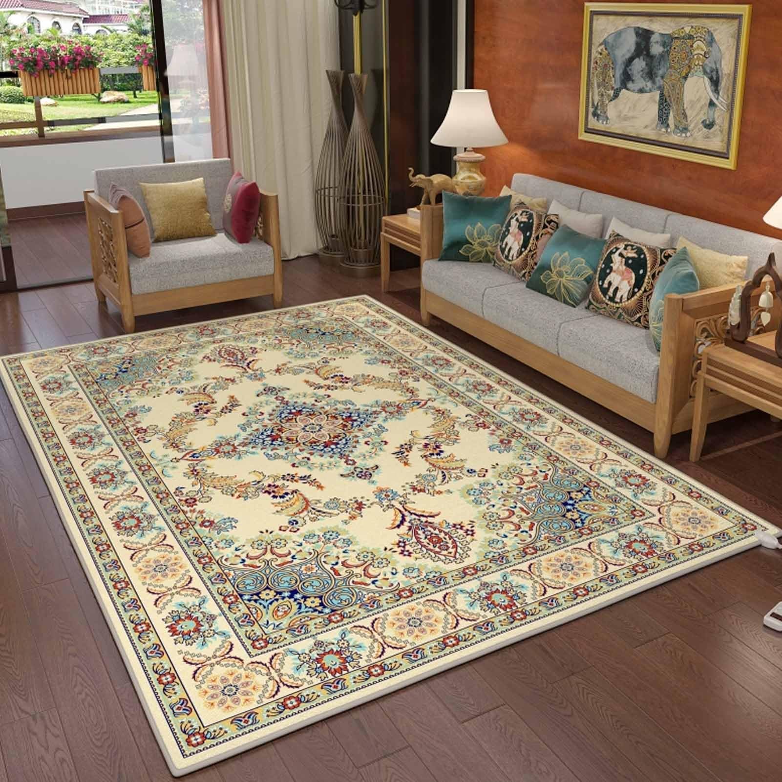 Tapis chauffant électrique graphène grand format avec minuterie