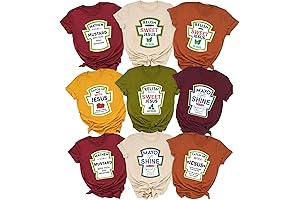 Spooktacular Condiment Shirts for Halloween Family Fun