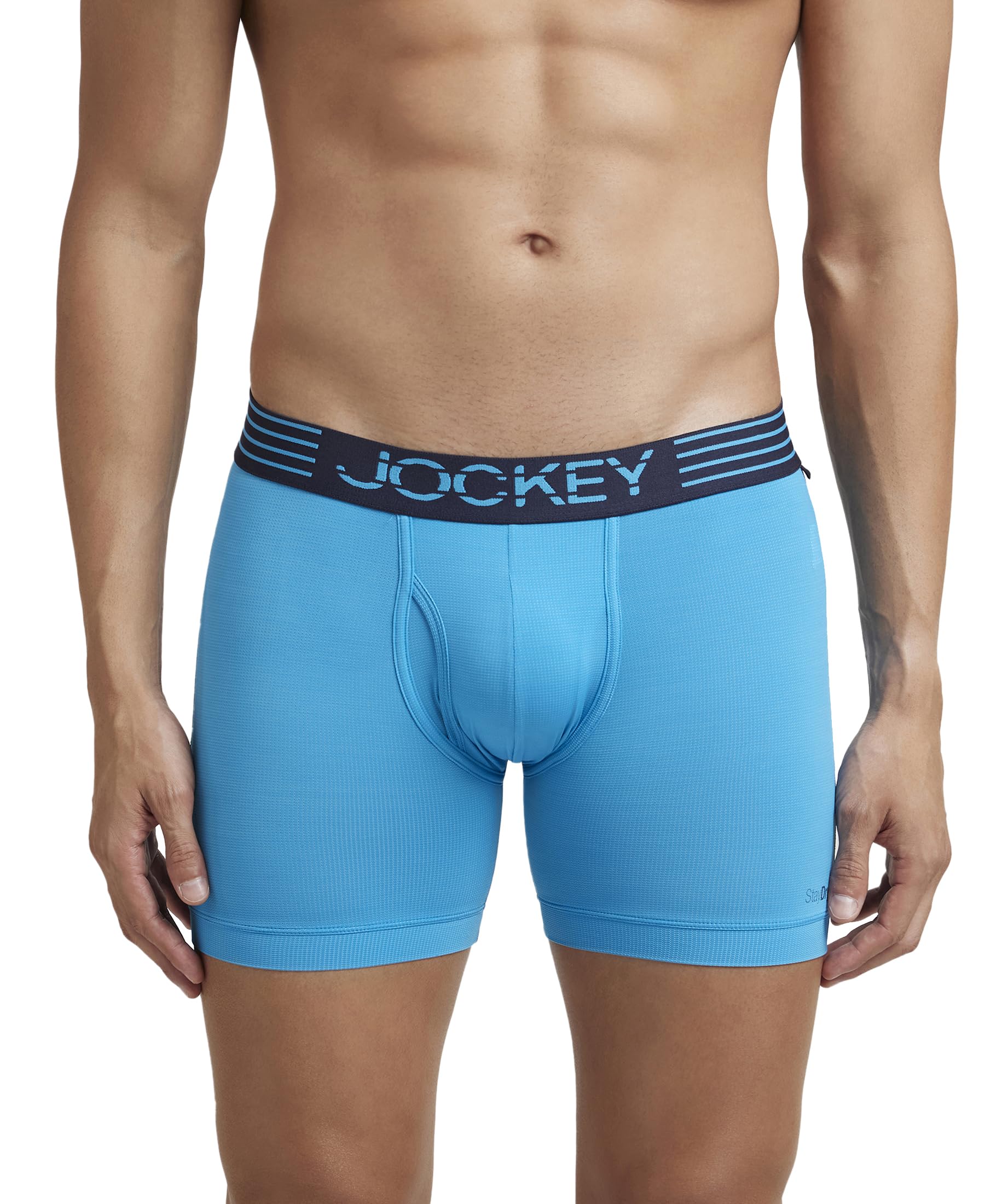 jockey MM06 Men's Microfiber Mesh Elastane Stretch Active Wear Sports Boxer Brief with Stay Dry Technology-picture-50