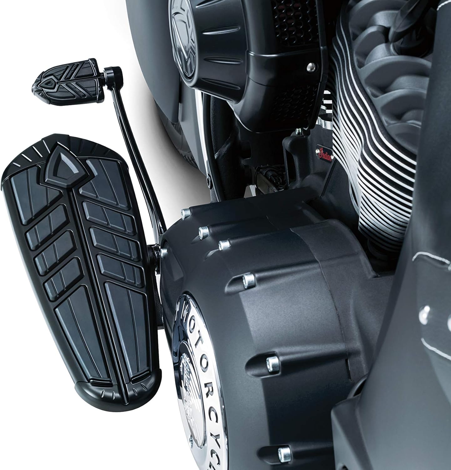 Kuryakyn 5751 Satin Black Motorcycle Foot Controls
