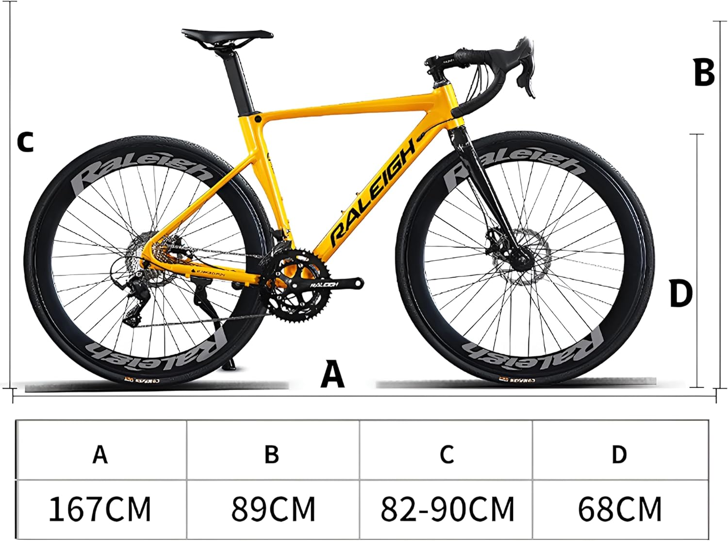 VIP価格★【LCUAYQ】ロードバイク700C 16段変速自転車 ロードサイクルアルミ デュアルコントロールレバー 60mmアルミ合金エアロリム エアロロード
