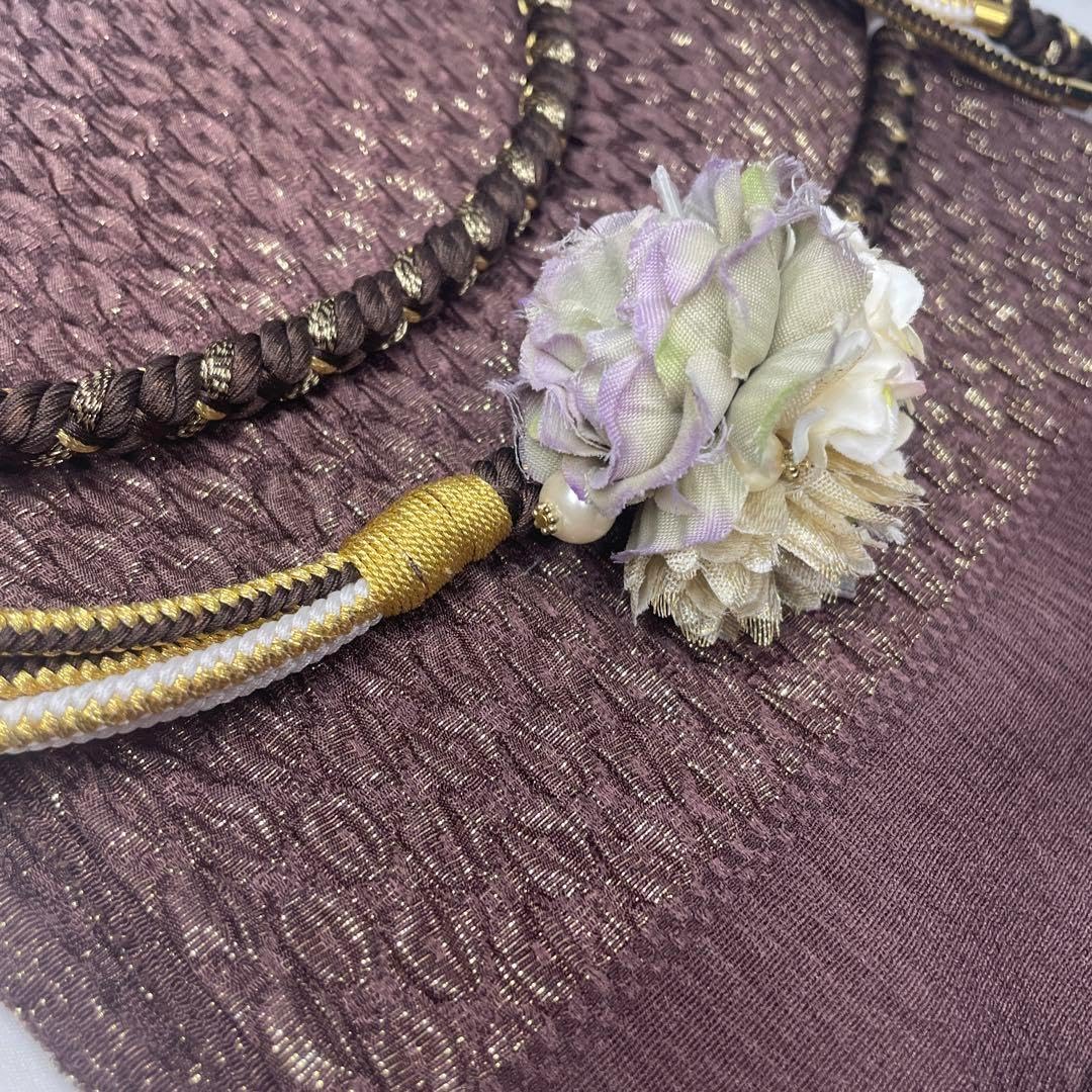 新品未使用　帯締め　帯揚げ　半衿　重ね襟　セット　振袖用　最新作　焦茶　くすみ 帯締め 帯揚げ 半衿 重ね襟 セット 振袖用 最新作 焦茶 くすみ 着物