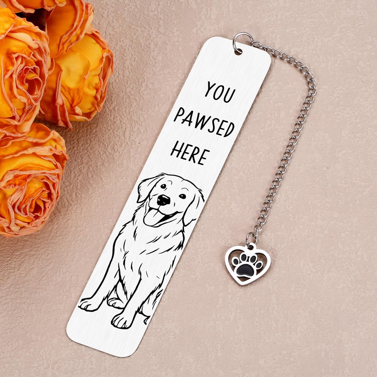 Dog Lovers Gifts for Women, Golden Retriever Dog Dad Gifts for Men, Valentines Day Gift for Him Her, Dogs Mom Gift for Women, Birthday Bookmark Giifts for Dogs Lovers, Book Lovers Reading Accessories - Image 9