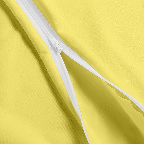 Miniatura 3 de Utopia Bedding Protector de almohada impermeable con cremallera (paquete de 2) Queen Amarillo - Funda de almohada 20 x 28 pulgadas