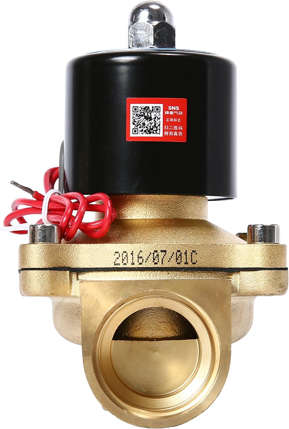 Greatest Product SNS 2W200-N20/AC110V 3/4NPT Brass Electric Solenoid Valve Normally Closed Water,Air,Diesel 🛒 Flash Sale SNS 2W200-N20/AC110V 3/4NPT Brass Electric Solenoid Valve Normally Closed Water,Air,Diesel