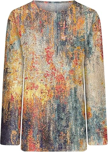 Vista 2 de Butterfly Tops for Women,Womens Sweatshirts Crewneck Loose Fitting Tops for Women Long Sleeve Shirts Pullover