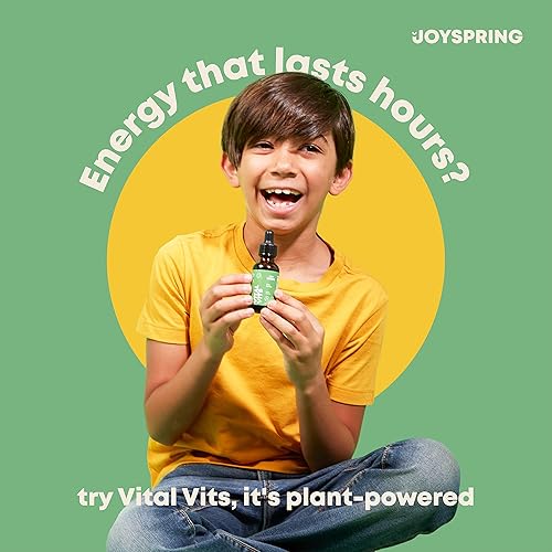 Miniatura 5 de JoySpring Gotas de vitamina D para niños pequeños para apoyar el crecimiento y multivitamínico diario con raíz de bardana y saúco para niños