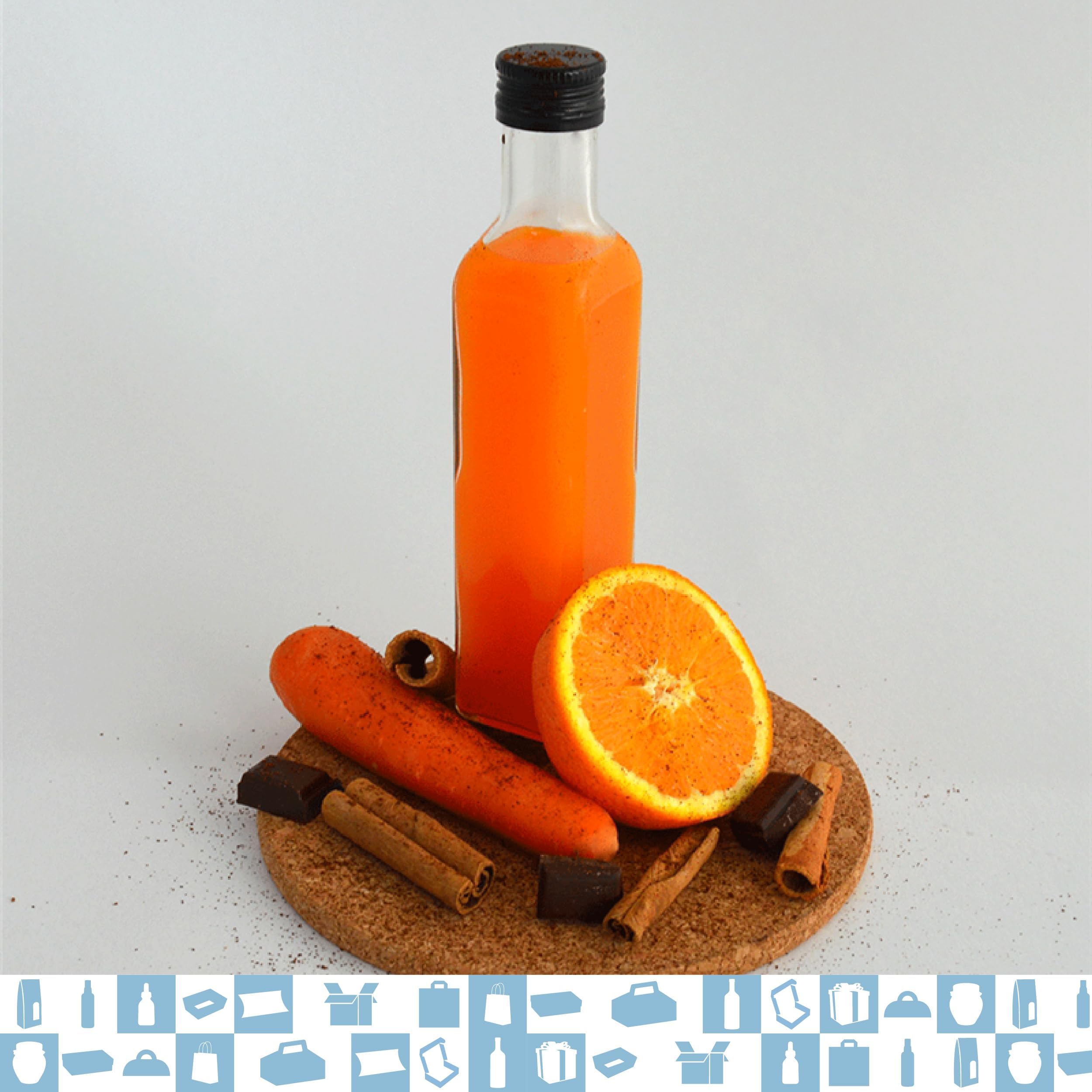 Espirito Rebelde - 20 botellas de cristal de 250 ml con tapón de rosca negro con boquilla para verter + 20 cajas + 20 sellos + 20 etiquetas Kraft + cuerda - aceite de oliva, vinagre, alcohol, salsas -