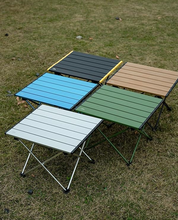 iClimb Ultralight Compact Camping Folding Table with Carry Bag (Nature - L) by iClimb - Image 9